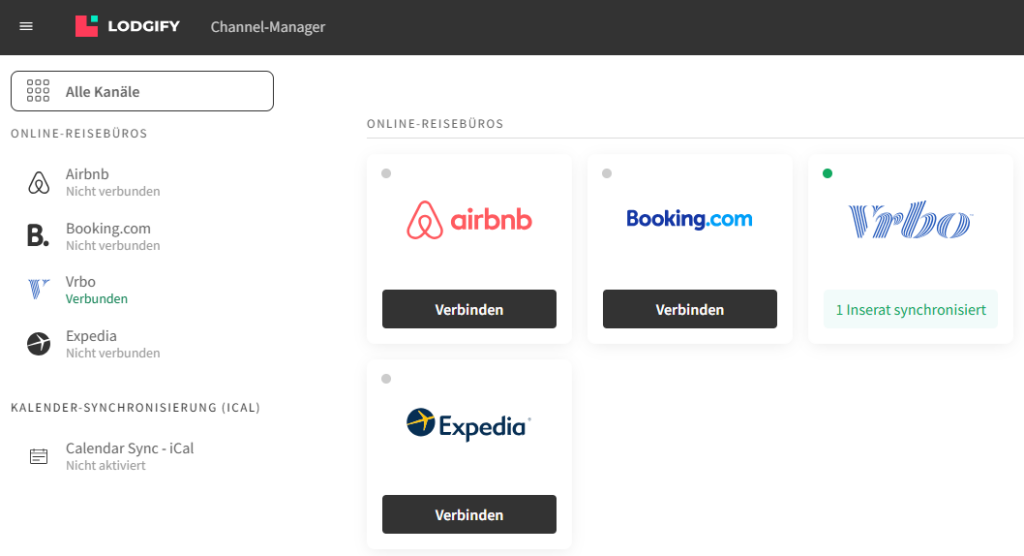 Lodgify Channelmanager Screenshot