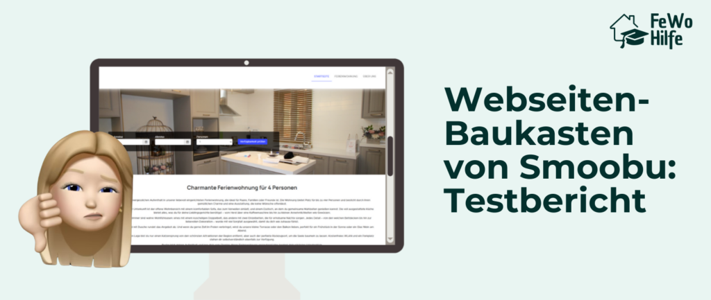 Testbericht Smoobu Webseitenbaukasten