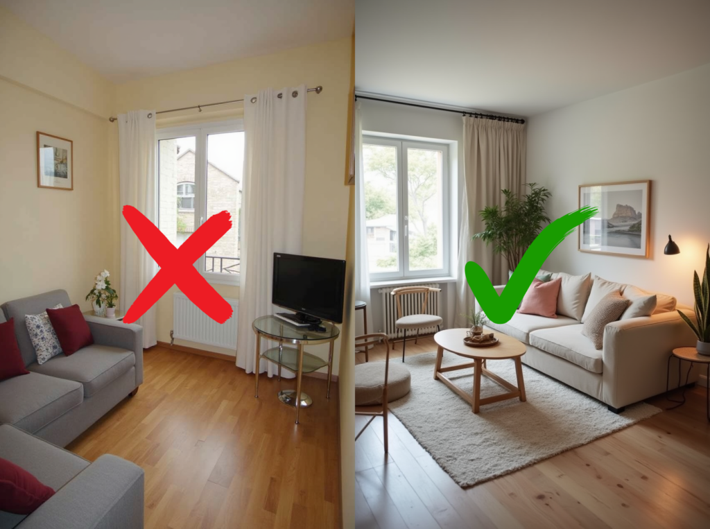 Fotos Fewo gut und schlechte Beispiel